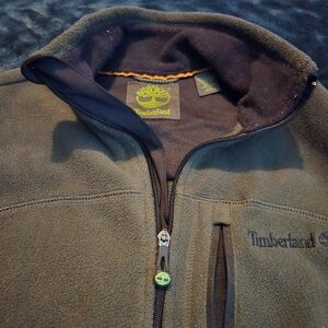 Timberland Olive Green Fleece Vest